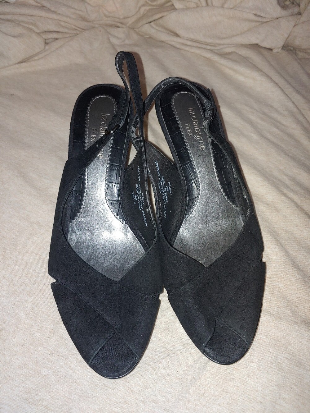 Liz Claiborne Flex Platform Slingback shoes